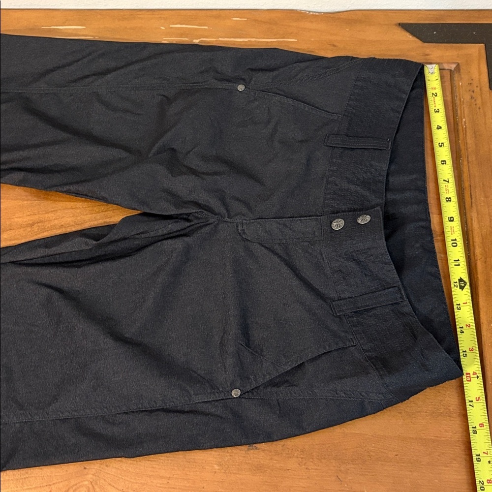 Athleta Nylon Blend Dark Gray Pants Size 12 - Picture 5 of 16